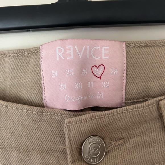 REVICE DENIM | Venus Flare Denim | Size 27. Color Dune. NWOT - Picture 4 of 6